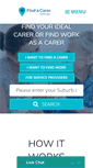 Mobile Screenshot of findacarer.com.au